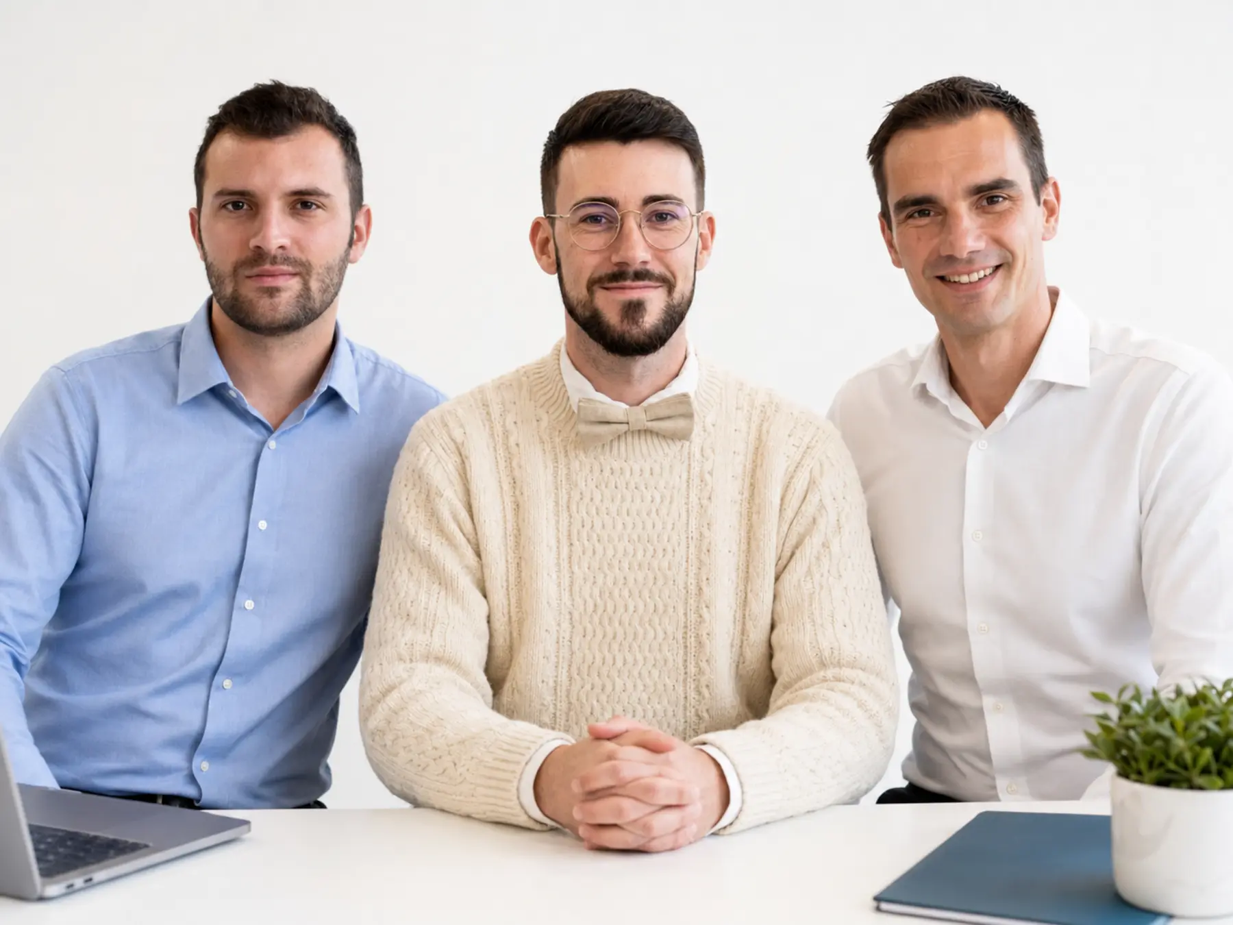 L'équipe Devsource et Host by French : Maxime GUINARD, François CASTETS et Antoine JACOTY